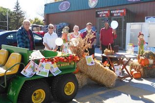 North Frontenac Food bank volunteers John Richter, Margaret Montagano, Tracy Bamford, Chris Roberts, and Shastri Ablack